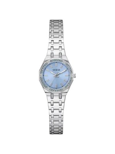Guess Usa Crystal-embellished 24mm Watch In Blue