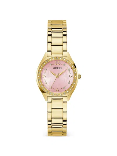 Guess Usa Crystal-embellished 30mm Watch In Multi