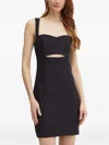 Guess Usa Cut-out Sleeveless Mini Dress In Black