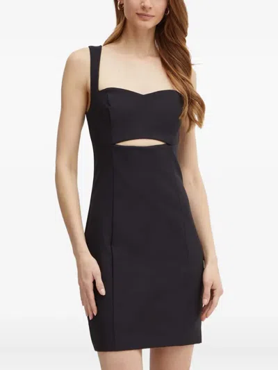 Guess Usa Cut-out Sleeveless Mini Dress In Black