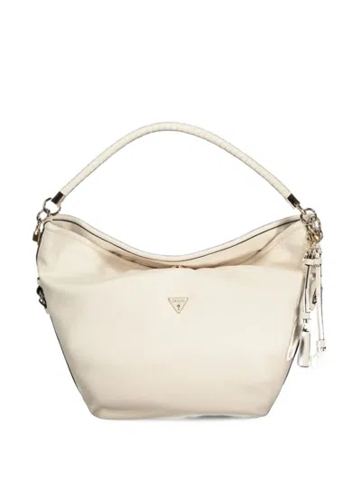 Guess Usa Danya Logo-plaque Pebbled-effect Tote Bag In Pattern