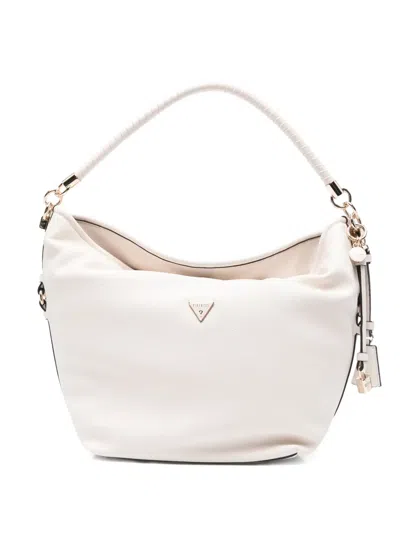 Guess Usa Danya Shoulder Bag In White