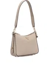 Guess Usa Daryna Logo-plaque Shoulder Bag In Neutral