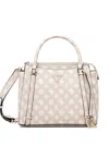 Guess Usa Daryna Logo-plaque Tote Bag In Neutral