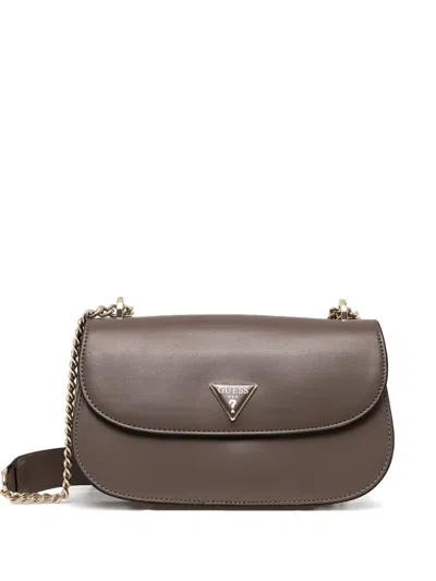 Guess Usa Daryna Shoulder Bag In Brown