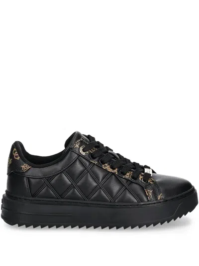 Guess Usa Dattice Sneakers In Black