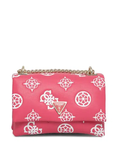 Guess Usa Deesa Shoulder Bag In Pink