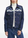 Guess Usa Denim Jacket In Blue