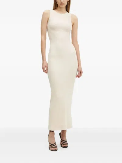 Guess Usa Maxikleid Mit Zierdetail In White