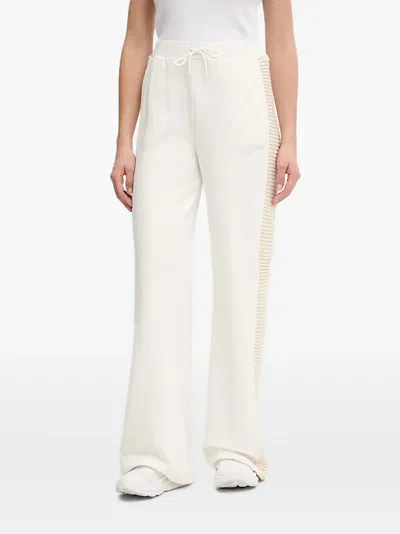 Guess Usa Dora Wide-leg Track Pants In White