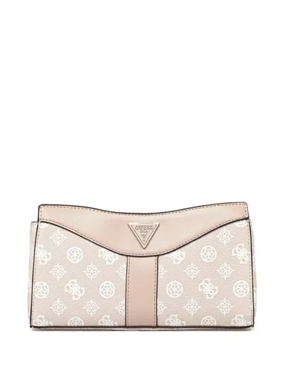 Guess Usa Dorys Cross Body Bag In 粉色