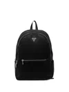 Guess Usa Double-zip Backpack In Black