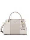 Guess Usa Double-zip Top-handles Tote Bag In Neutral