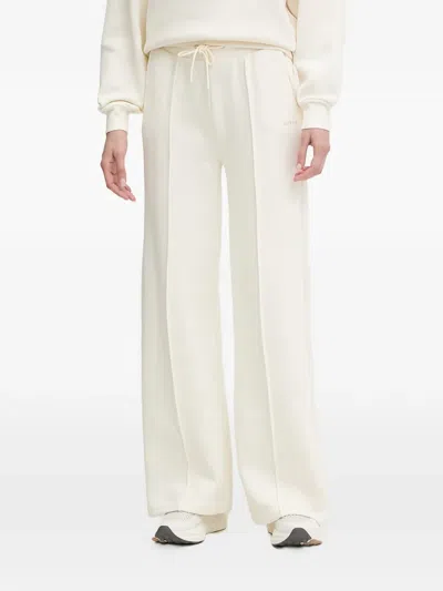 Guess Usa Drawstring Wide-leg Trousers In Brown
