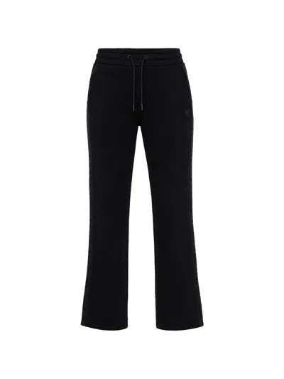 Guess Usa Drawstring-fastening Track Pants In Black