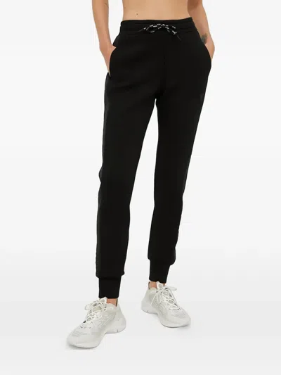 Guess Usa Drawstring-waist Track Pants In Black