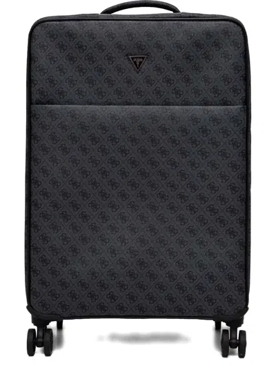 Guess Usa Ederlo Trolley Suitcase In Black