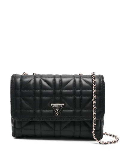 Guess Usa Edita Shoulder Bag In Black
