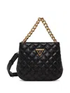 Guess Usa Eire Two-way Handbag In Black