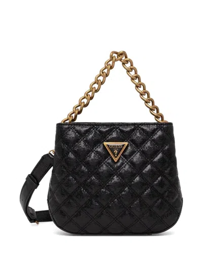 Guess Usa Eire Two-way Handbag In Black