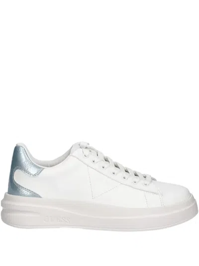 Guess Usa Elbina Lace-up Sneakers In White
