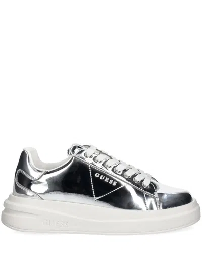 Guess Usa Elbina Sneakers In Silver