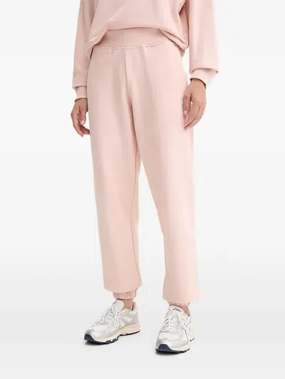 Guess Usa Embellished Cropped Track Pants In Pink