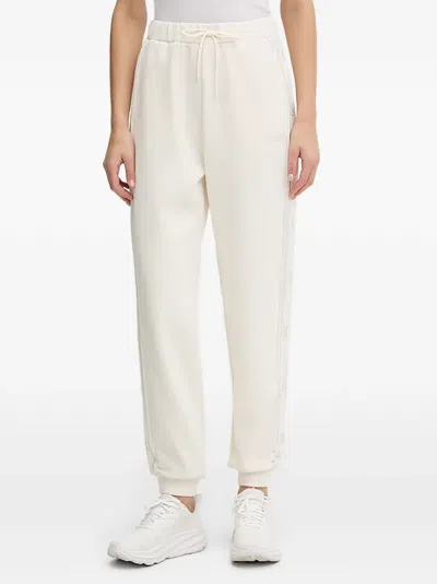 Guess Usa Embellished Drawstring Track Pants In Neutral