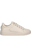 Guess Usa Embossed Logo Sneakers In Neutral