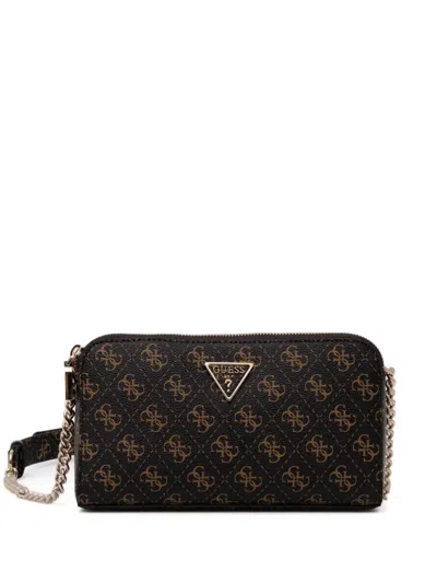 Guess Usa Erica Cross Body Bag In Black