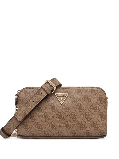 Guess Usa Erica Crossbody Bag In Brown