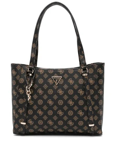 Guess Usa Erica Tote Bag In Black