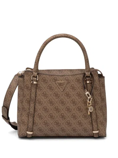 Guess Usa Erica Tote Bag In Brown