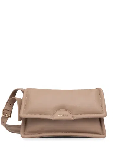 Guess Usa Eva Shoulder Bag In 中性色