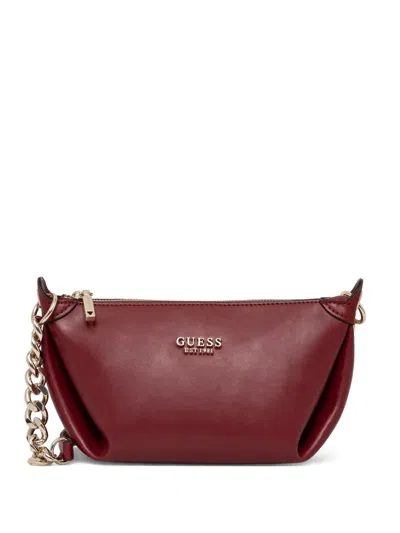 Guess Usa Evaine Shoulder Bag In Red