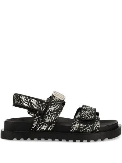 Guess Usa Fabelis Sandals In Black