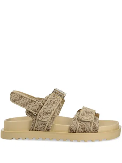 Guess Usa Fabelis Sandals In Neutrals