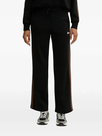Guess Usa Fabia Striped Track Pants In Black