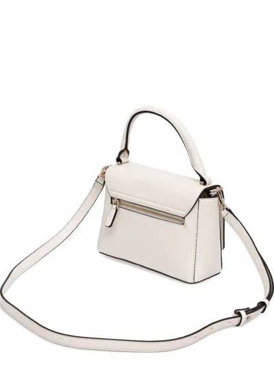 Guess Usa Fedana Flap Tote Bag In White
