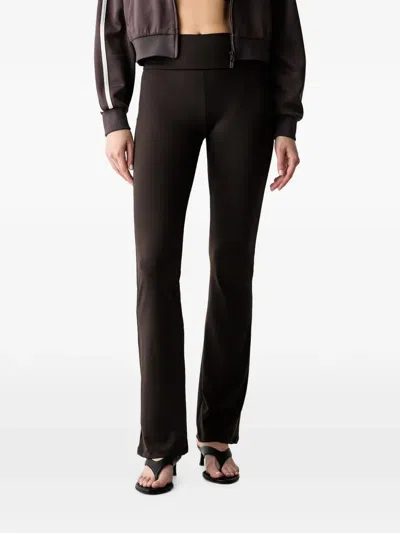 Guess Usa Flare Track Pants In Black