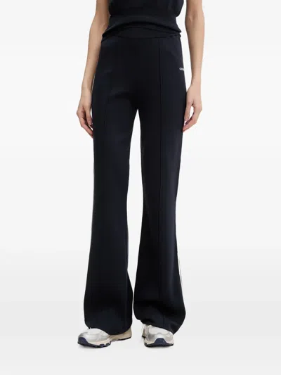 Guess Usa Flared Sweatpants In Black