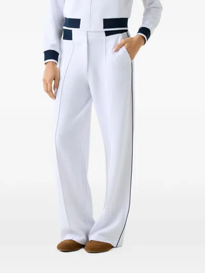 Guess Usa Flare-leg Sweatpants In White