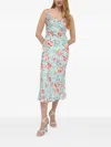 Guess Usa Floral-print Midi Dress In Multi