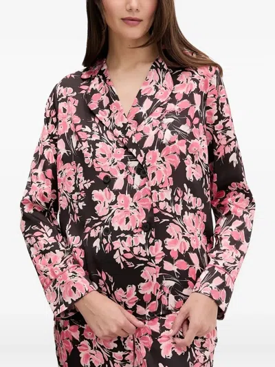 Guess Usa Floral-print Pyjama Set In Multi