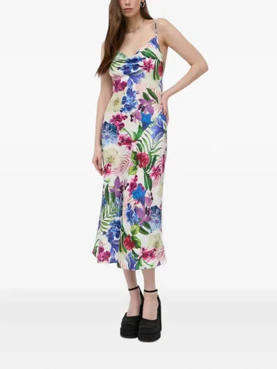Guess Usa Floral Slip Dress In Multi