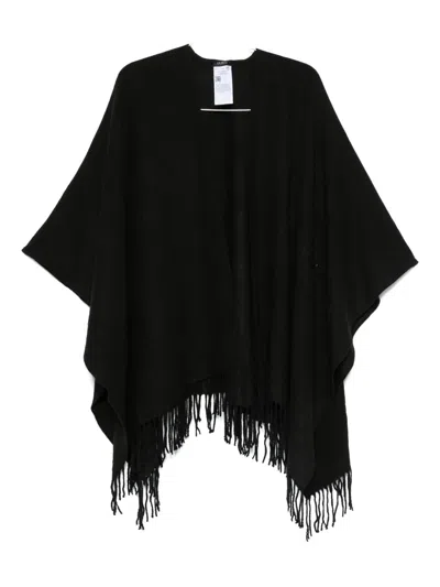 Guess Usa Fringed Scarf In Black