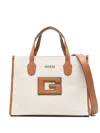 Guess Usa G Status Tote Bag In Neutrals