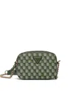 Guess Usa G Wave Cross Body Bag In Green