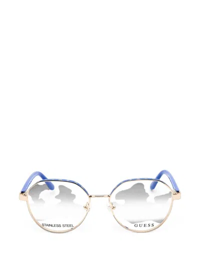 Guess Usa Geometric-frame Glasses In Multi