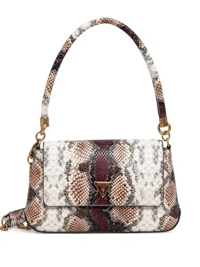 Guess Usa Georgina Shoulder Bag In Red